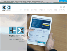 Tablet Screenshot of morethantax.com.au